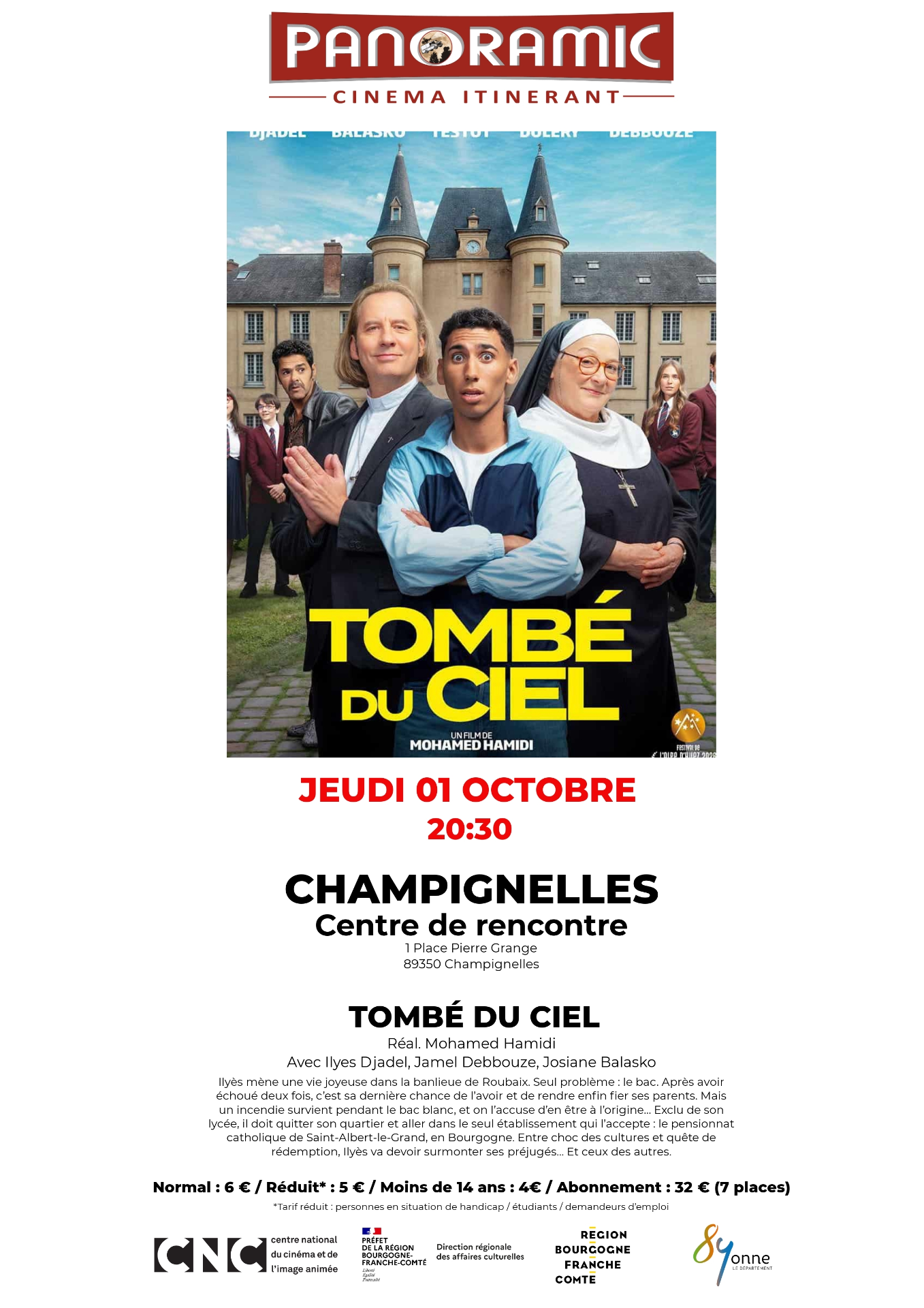 tombé du ciel 